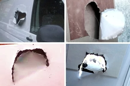 Handwerker Transporter Einbruch